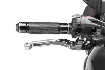 Páčka brzdy bez adaptéra extendable folding strieborno / čirna