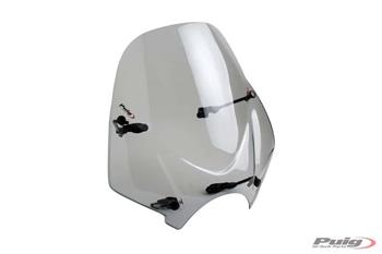 Plexi na motorku RANGER smoke univerzálne