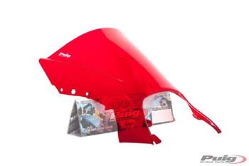 Plexi štít RACING červené