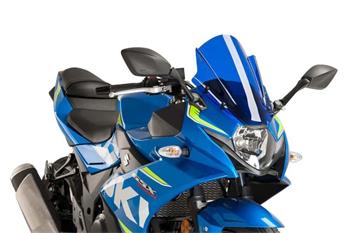 Plexi štít RACING modrá