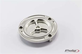 Race fuel cap anodized